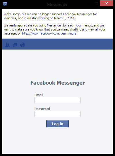 Facebook Messenger for Windows dan Firefox Ditutup 3 Maret 2 facebook_messenger_windows_shutdown