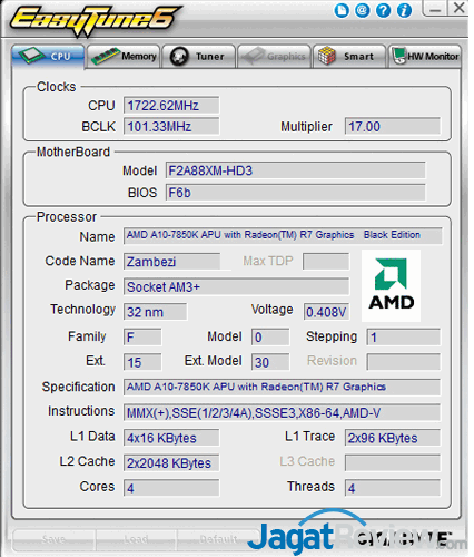 Review Gigabyte F2A88XM-HD3: Murah & Lengkap dengan Bodi Ringkas 2 gigabyte f2a88xm-hd3 easytune6