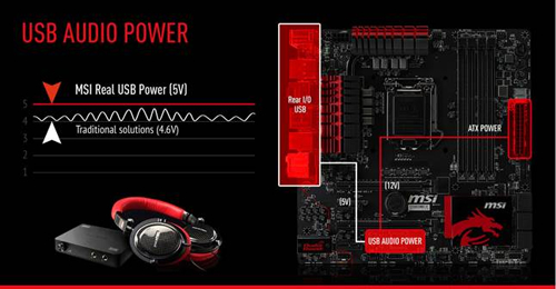 msi gaming 3_5_7 usb audio power