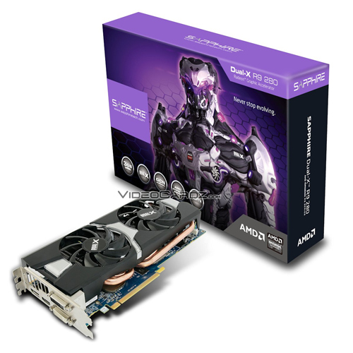 sapphire radeon r9 280 dual-x