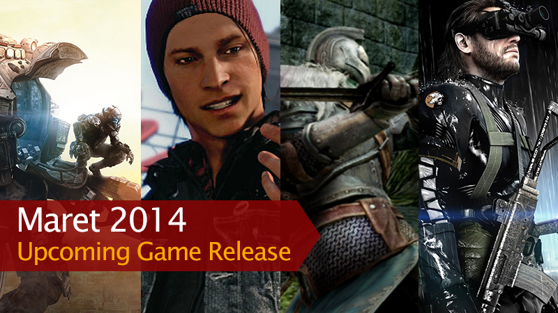 upcoming release game mar2014