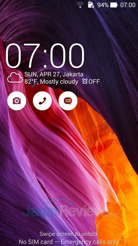 Review ASUS ZenFone 6: Smartphone Android Intel Layar Lebar Murah 6 ASUS ZenFone 6 - Lock Screen