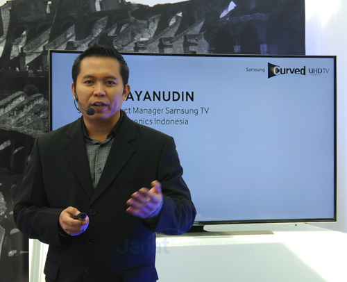 Ubay Bayanudin, Senior Product Manager Samsung TV of Samsung Electronics Indonesia