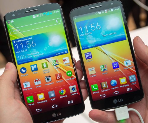 LG G2 Mini Dijual Lebih Murah di Thailand 1 Kana: LG G2, Kiri: LG G2 Mini