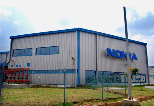 Salah satu pabrik Nokia di India