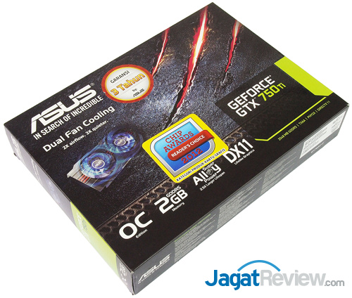 Tes Perbandingan GeForce GTX 750 Ti: VGA NVIDIA asus gtx 750 ti dual fan cooling oc box