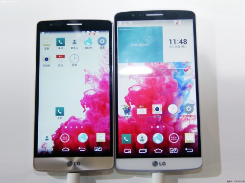 Informasi Awal LG G3 Beat Beredar di Internet 1 LG G3 Beat (kiri) dan LG G3