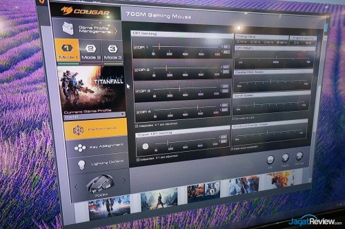 Software pengaturan profil dan konfigurasi mouse Cougar 700M