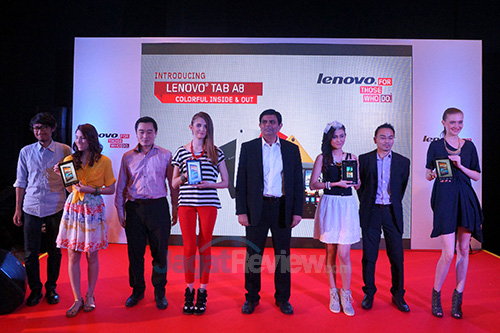 Tiga Tablet Android Quad Core Lenovo Diluncurkan 1 Lenovo Tab A8 - Launch