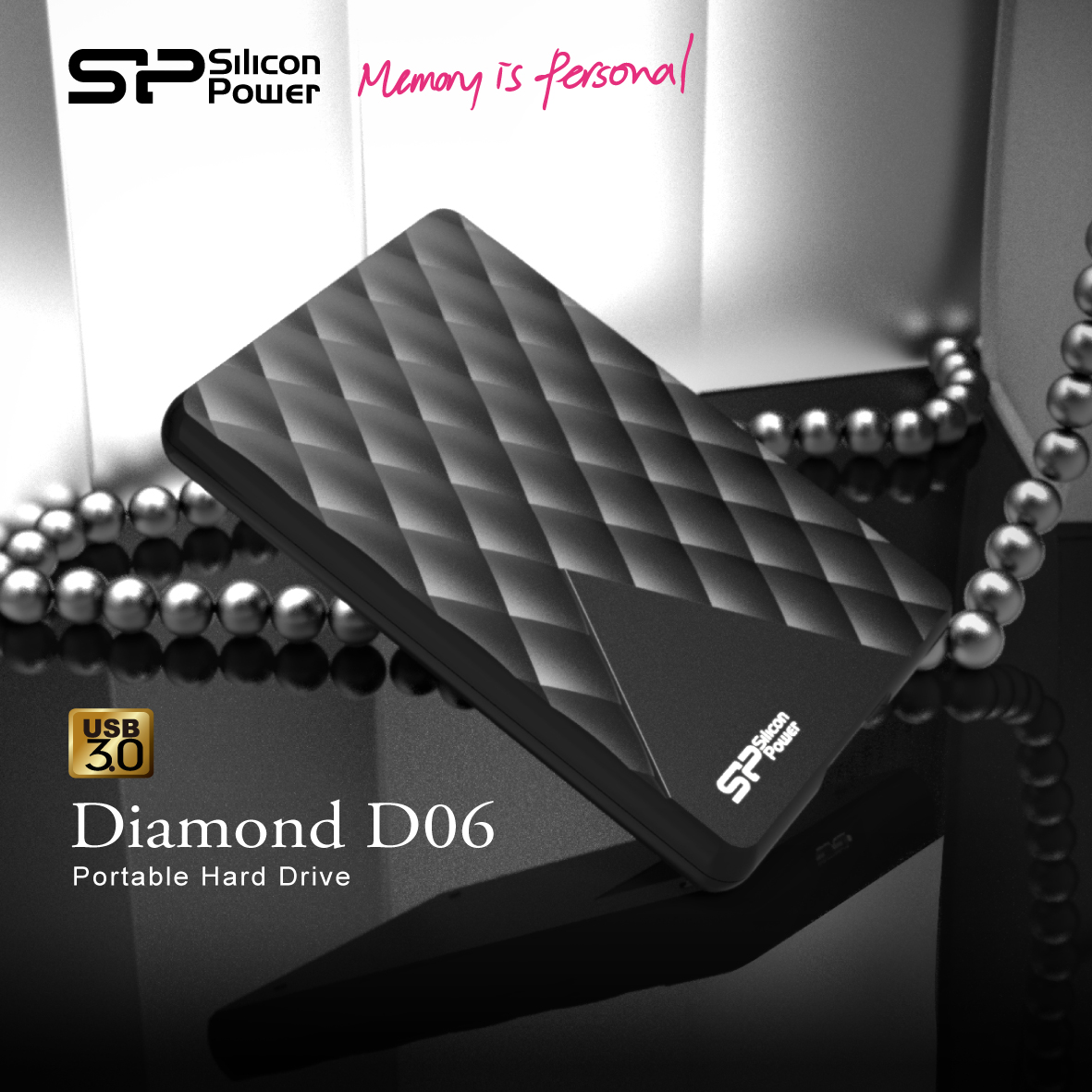 SPPR Diamond D06 Portable Hard Drive KV