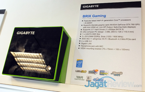 gigabyte brix gaming nvidia gtx 760