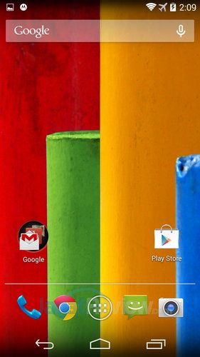 Review Moto G: Smartphone Dual SIM Murah Pertama Motorola 2 Moto G - Homescreen Utama
