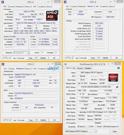 Hands-on Review AMD APU A10-7800: Kaveri Dengan Fitur cTDP 10 *klik untuk memperbesar*