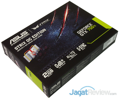 asus gtx 750 ti strix oc front box