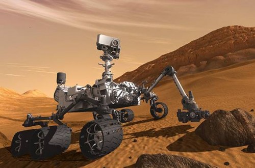 Robot Curiosity yang dikirim NASA ke Mars