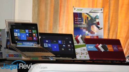 Laptop Aspire E11 dan Aspire Switch 10.