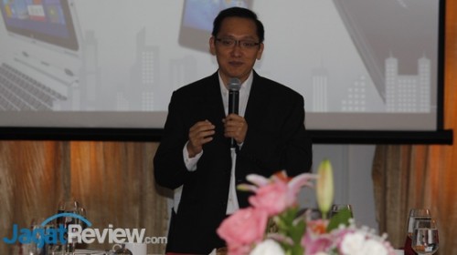 Herbert Ang, Deputi Presiden Direktur Acer Indonesia yang akan menggantikan posisi Mr. Jason.