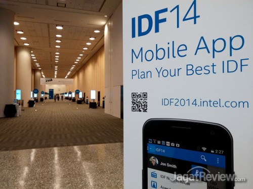 Intel menyediakan mobile apps khusus untuk memandu para undangan di IDF 2014 ini!