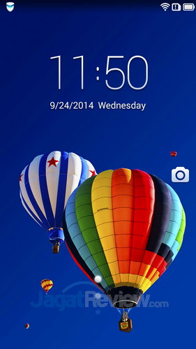 Review Lenovo S850: Smartphone Android Quad Core untuk Gaya 2 Lenovo S850 - Lockscreen