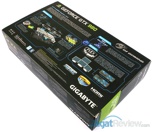 gigabyte geforce gtx 980 g1 gaming rear box