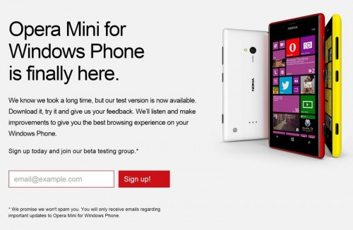 Opera Mini Akhirnya Tiba di Windows Phone 1 opera mini