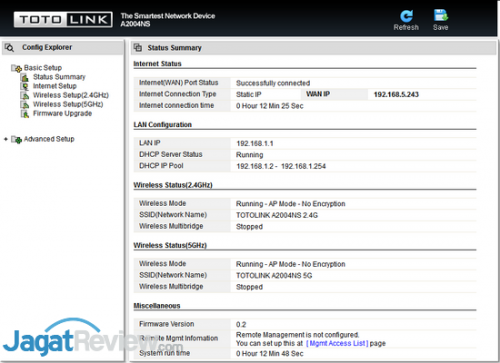 TotoLink A2004NS - SS 02