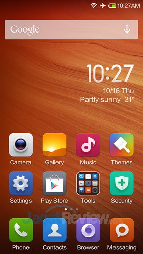 Xiaomi Redmi 1S - Homescreen