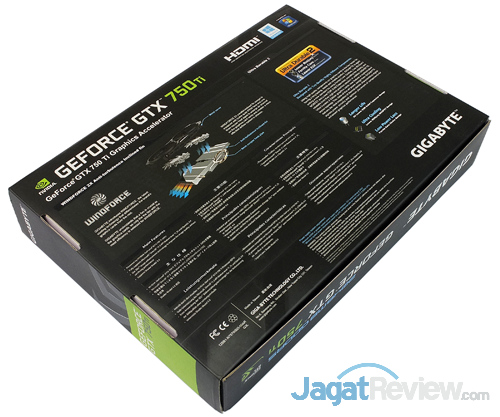 gigabyte gtx 750 ti black edition rear box