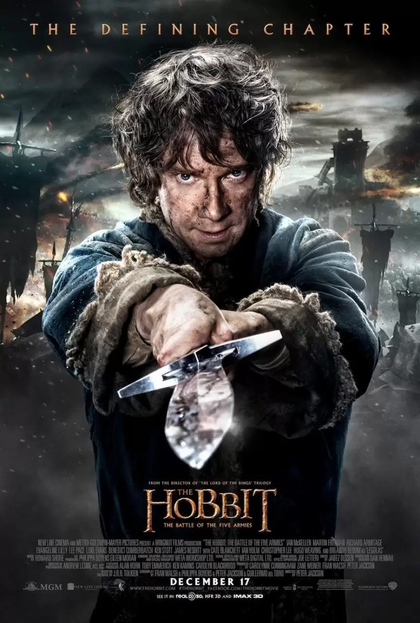 hobbit battle five armies bilbo poster