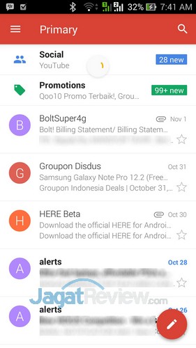 Gmail 5 - Inbox