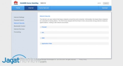 Hands-On Review Huawei WS319: Wireless Router Ringkas Nan Murah 5 Beberapa fitur keamanan juga tersedia di router ini.
