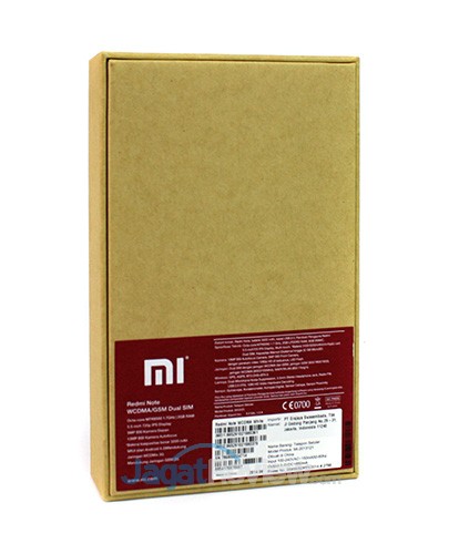 Review Xiaomi Redmi Note: Smartphone Android 8 Core Murah 7 Xiaomi Redmi Note - Kemasan Belakang