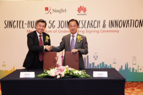 Operator Seluler di Singapura Ikut Kembangkan 5G 1 huawei singtel