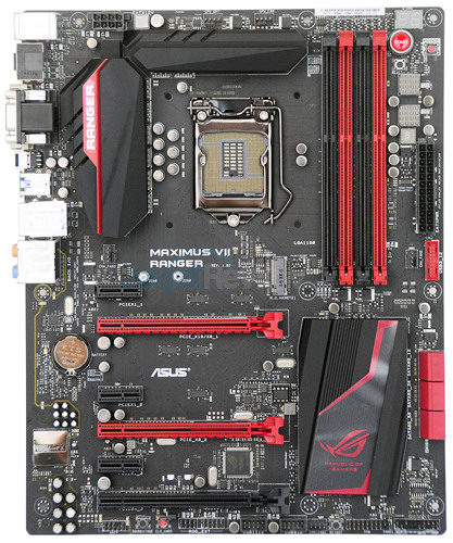 asus maximus vii ranger top view