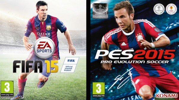 fifa 15 vs pes 2015