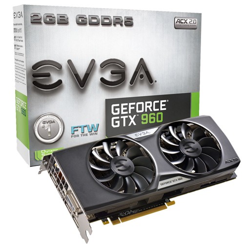 EVGA GeForce GTX 960 FTW ACX 2.0+ - 1304 1367 - 7010