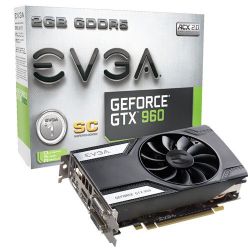 EVGA GeForce GTX 960 Superclocked - 1216 1279 - 7010