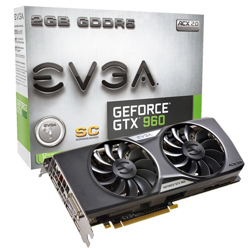 EVGA GeForce GTX 960 Superclocked ACX 2.0+