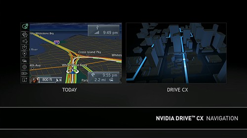 nvidia drive cx navigation