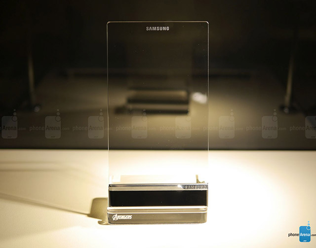 samsung transparant phone