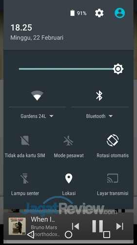 Review Android One: Smartphone Android Lollipop Murah 5 Android One - Quick Setting