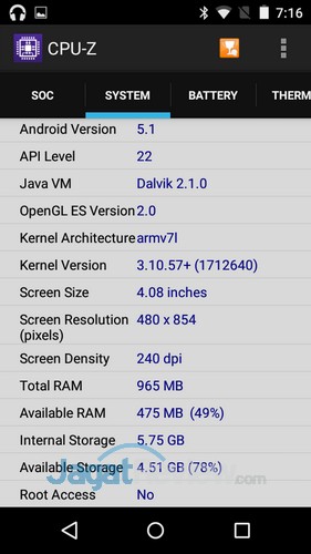 Android One - RAM