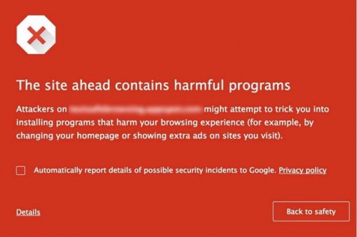 chrome-warning