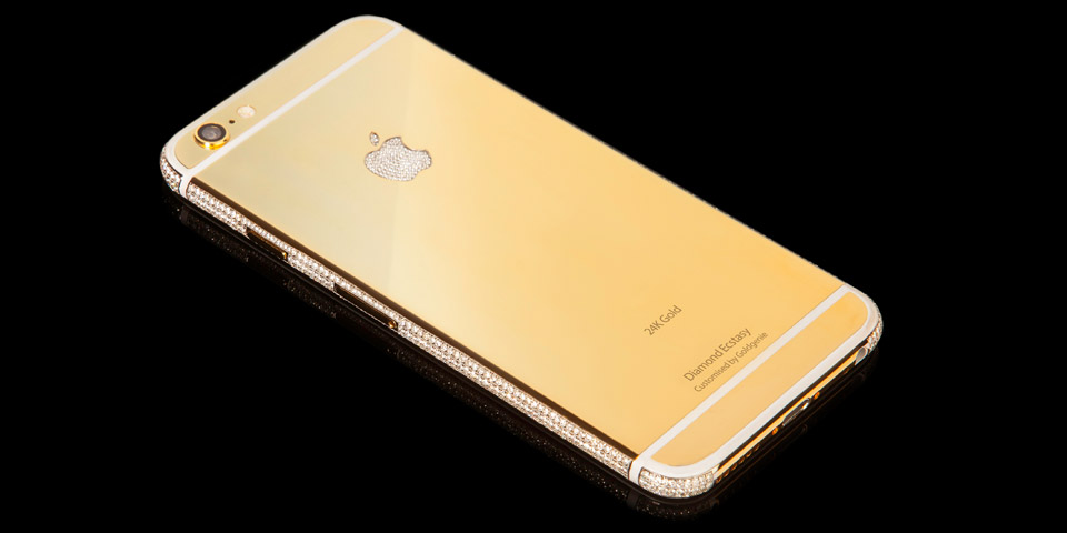 iphone6 diamond ecstasy gold 1