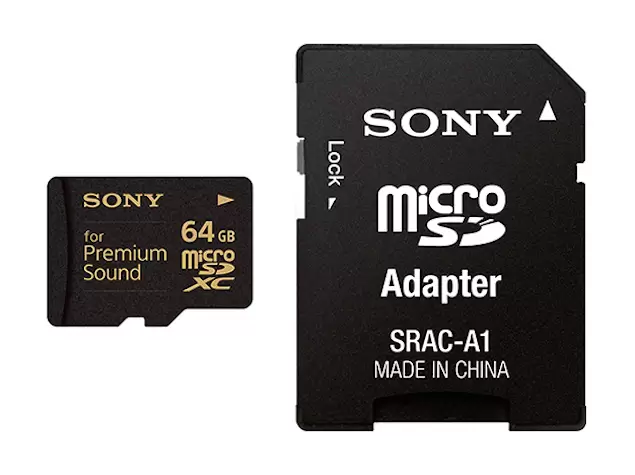sony microsd card audiophile