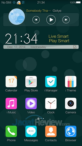 Review Smartphone Android Vivo XPlay 3s: Snapdragon 801 dengan Feature Multimedia Lengkap 3 Vivo X3s - Homescreen Utama
