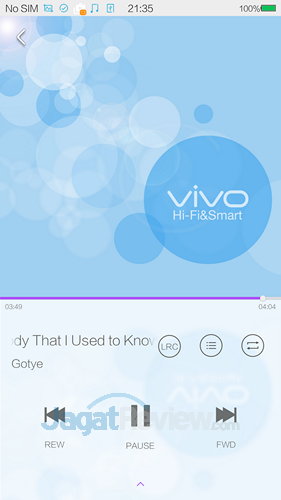 Review Smartphone Android Vivo XPlay 3s: Snapdragon 801 dengan Feature Multimedia Lengkap 6 Vivo X3s - Music