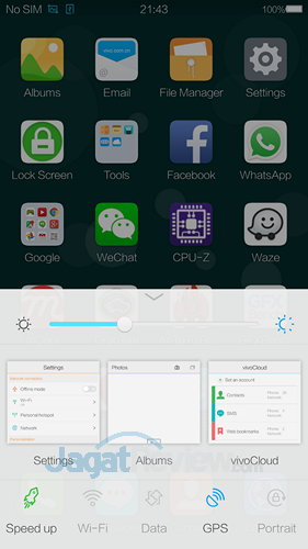 Review Smartphone Android Vivo XPlay 3s: Snapdragon 801 dengan Feature Multimedia Lengkap 4 Vivo X3s - Notification Bar