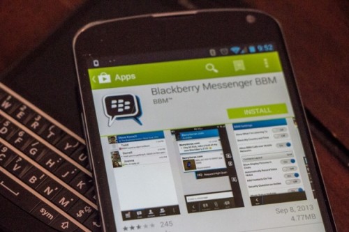 BBM di Android Sudah Diunduh 100 Juta Kali 1 bbm