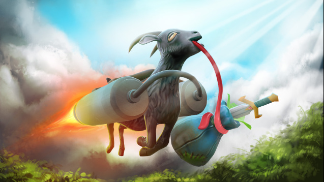 Goat Simulator Hijrah ke DOTA 2! 6 goat simulator kurir